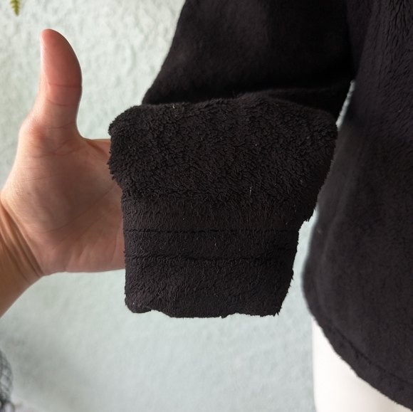 The North Face~OSO Black L/S Hooded Full Zip Fleece Jacket ~ Women Sz M - Picture 3 of 7